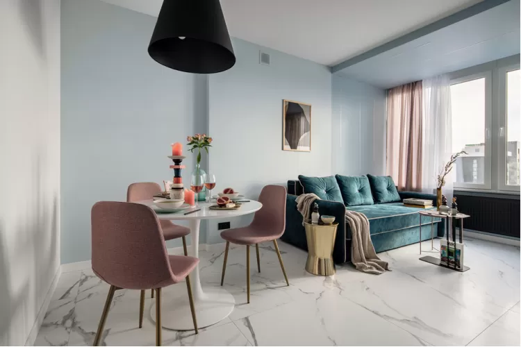 Кухня-вітальня – гарне фото дизайнера інтер'єру № 2507