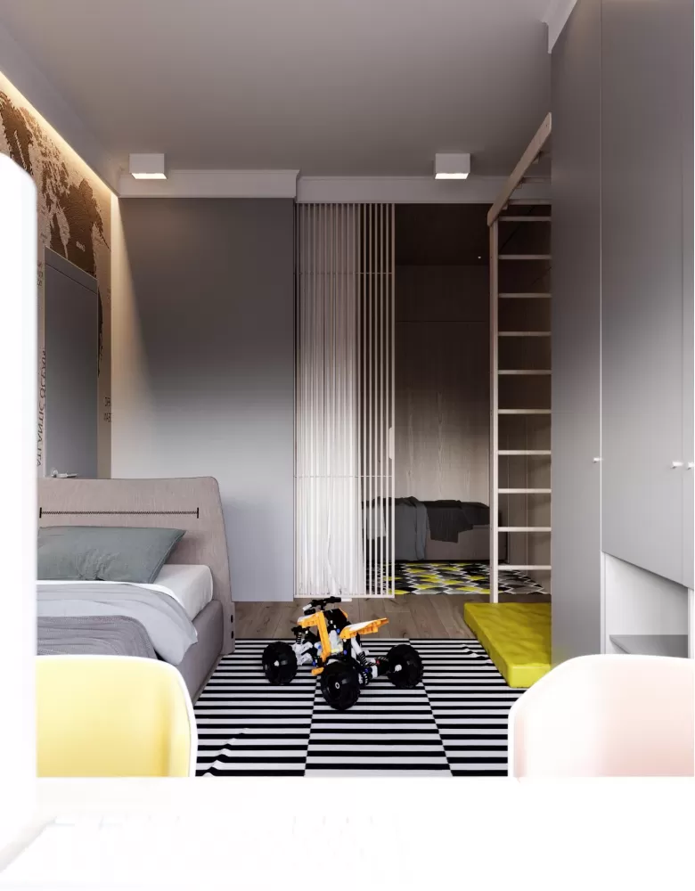 Детская комната — ЖК Французский Квартал — квартира 82 м.кв — Art Partner