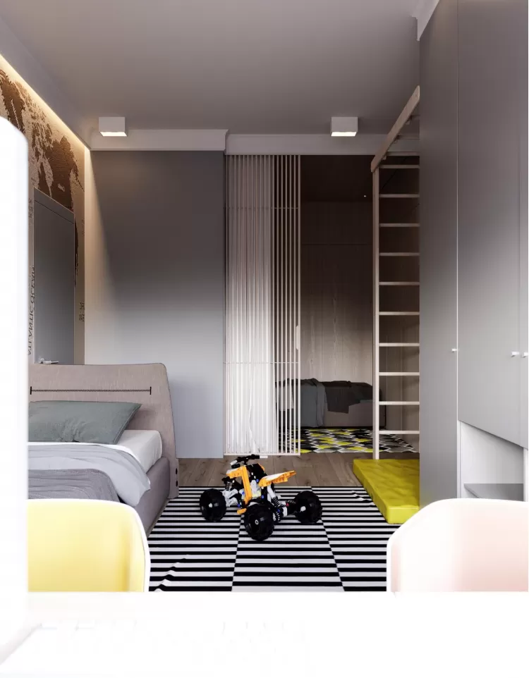 Дитяча кімната - ЖК Французький Квартал - квартира 82 м.кв - Art Partner