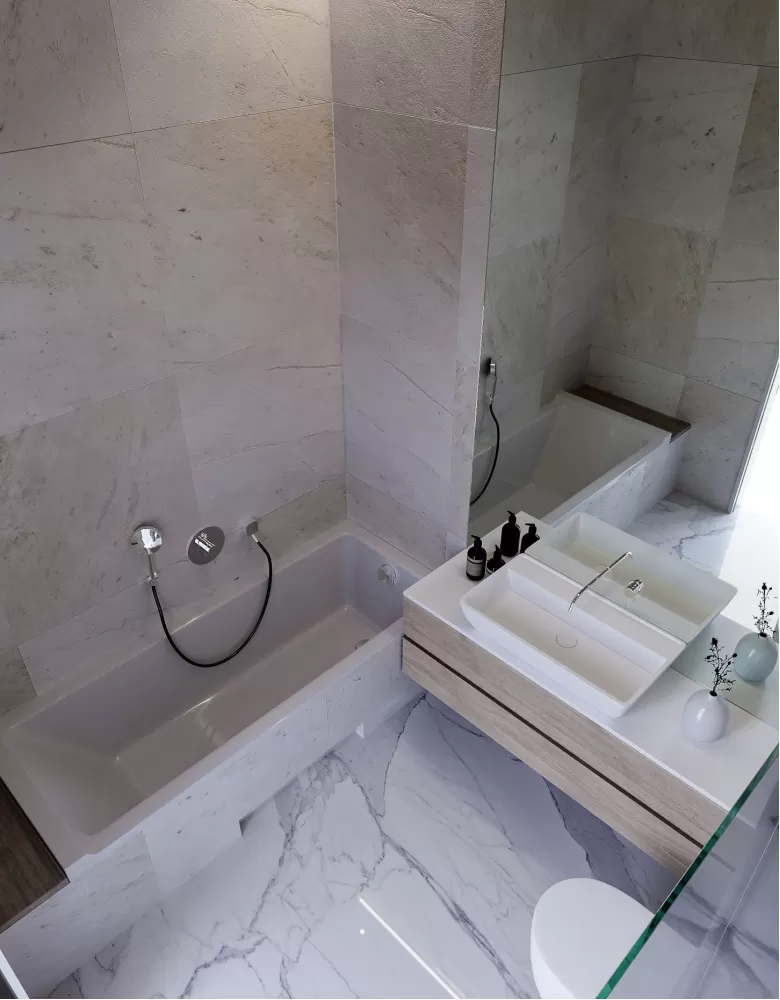 Фотография: Санузел – ЖК Французский Квартал — квартира  82 м.кв – 297