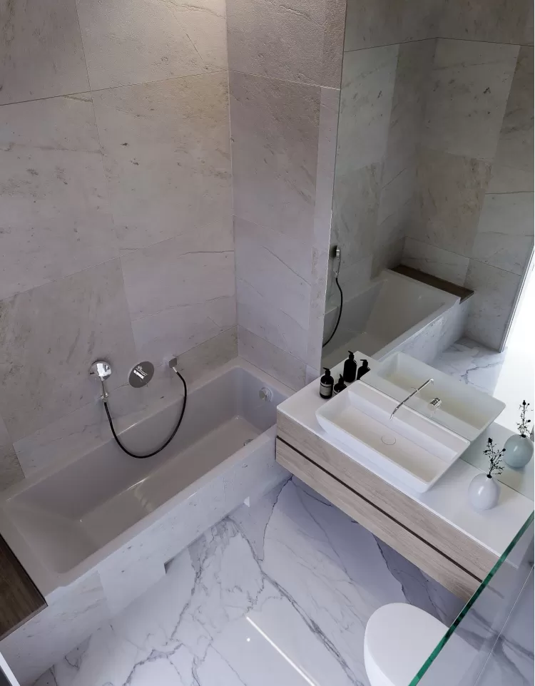 Фотография: Санузел – ЖК Французский Квартал — квартира  82 м.кв – 297