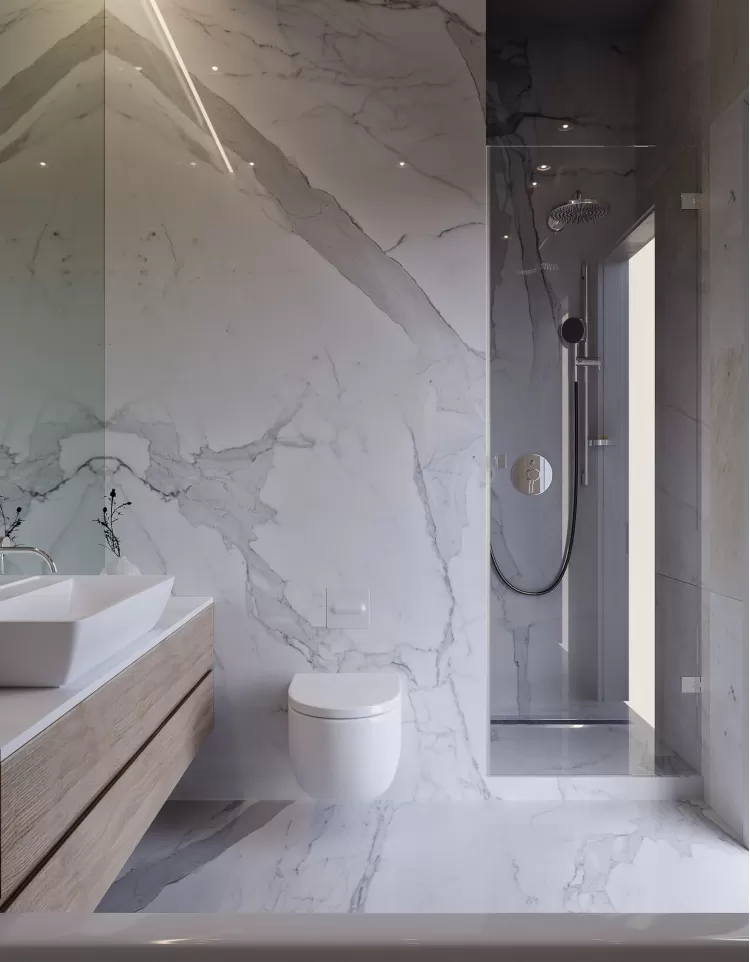 Фото: Санузел – ЖК Французский Квартал — квартира  82 м.кв – 299