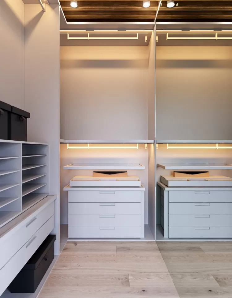 Гардеробна — Проект квартири на бул. Лесі Українки – 76 м.кв. - Art Partner