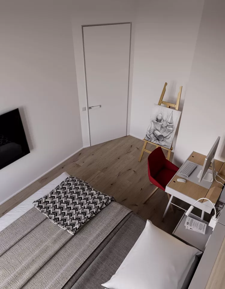 Спальня — Квартира на бул. Леси Украинки — 76 м.кв — Art Partner