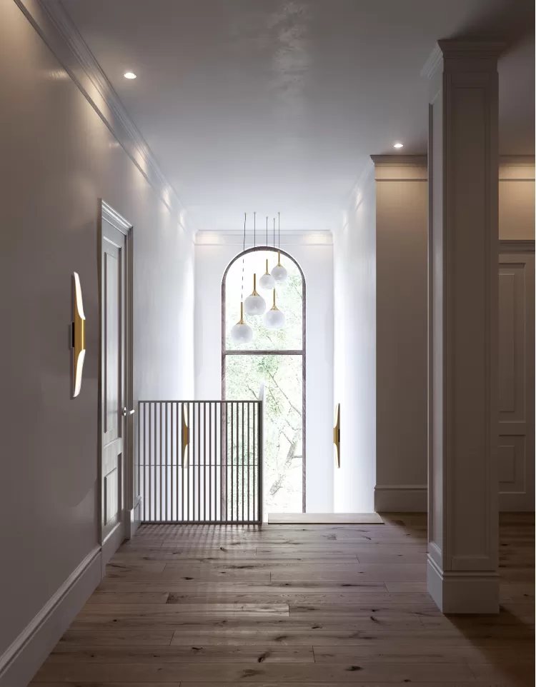 Холл — ЖК Итальянский Квартал — дом 108 м.кв — студия дизайна Art Partner