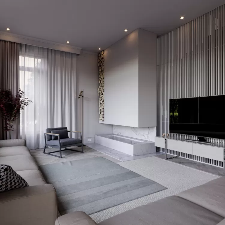 Вітальня - ЖК Італійський Квартал - будинок 108 м.кв - Art Partner