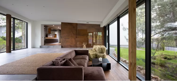 Гостиная — Дизайн-проект частного дома, 180 м.кв — студия дизайна Azovskiy + Pahomova