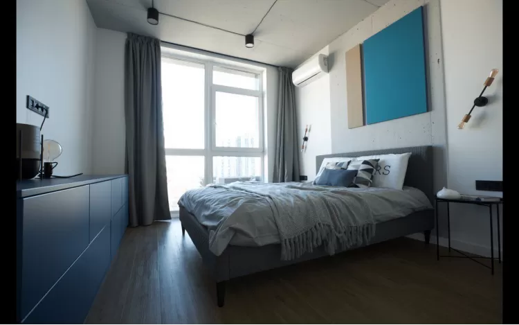 Спальня в дизайн-проекте 1-комнатной квартиры в ЖК Французкий квартал — 62м.кв. — Between the walls