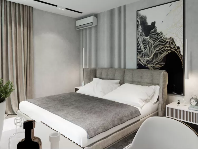 Спальня у квартирі ЖК Венеція