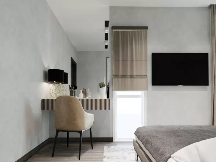 Спальня у квартирі ЖК Венеція