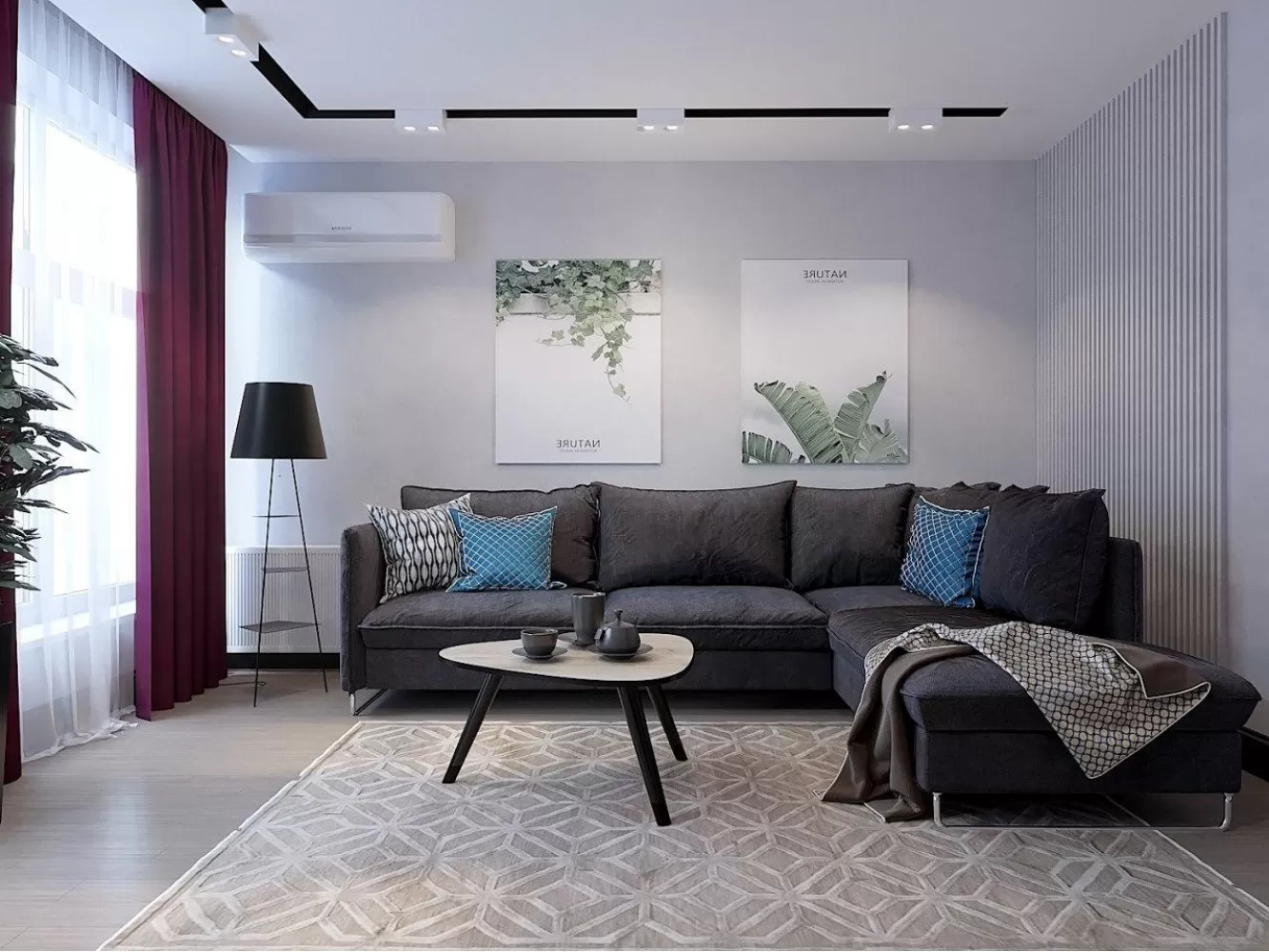 Гостиная в квартире ЖК Венеция