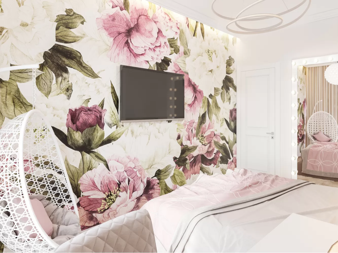 Дитяча в дизайн-проекті 3-кімнатної квартири ЖК Аметист – 84м.кв. - BoDesign