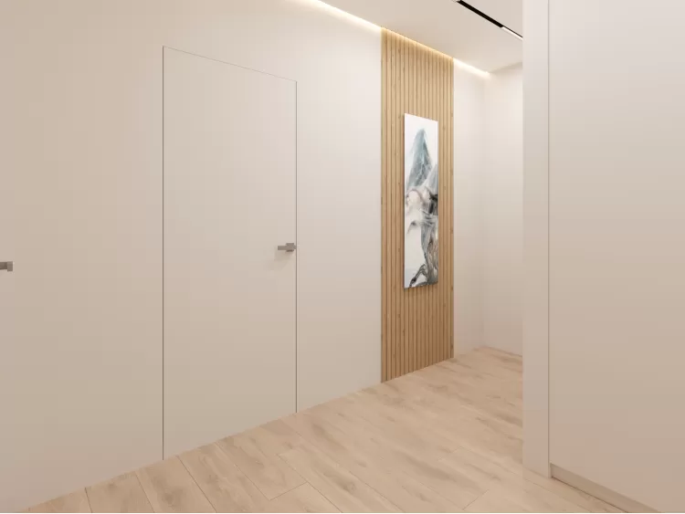 Передпокій в дизайн-проекті 2-кімнатної квартири ЖК Місто Квітів — BoDesign