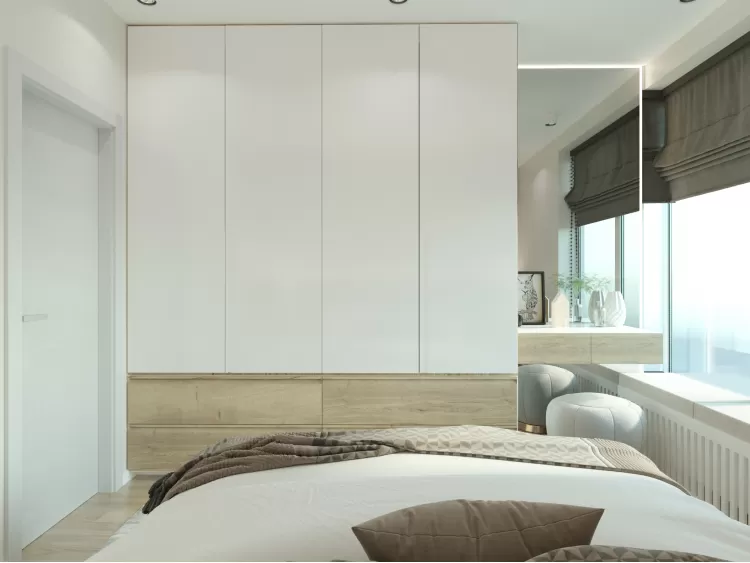 Спальня в дизайн-проекті квартири в ЖК Солом'янський — BoDesign