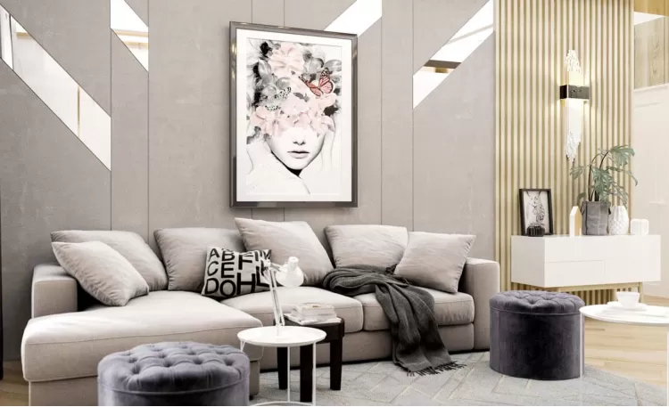 Гостиная  в дизайн-проекте 2-комнатной квартиры ЖК Варшавский,68м.кв — BoDesign