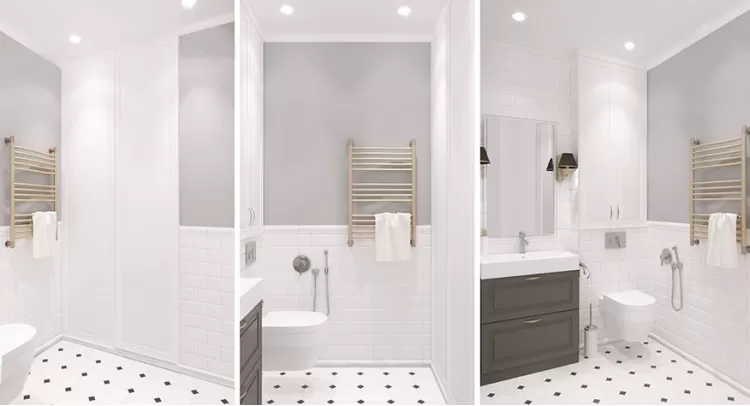 Туалет – популярное фото дизайн-проекта № 2449