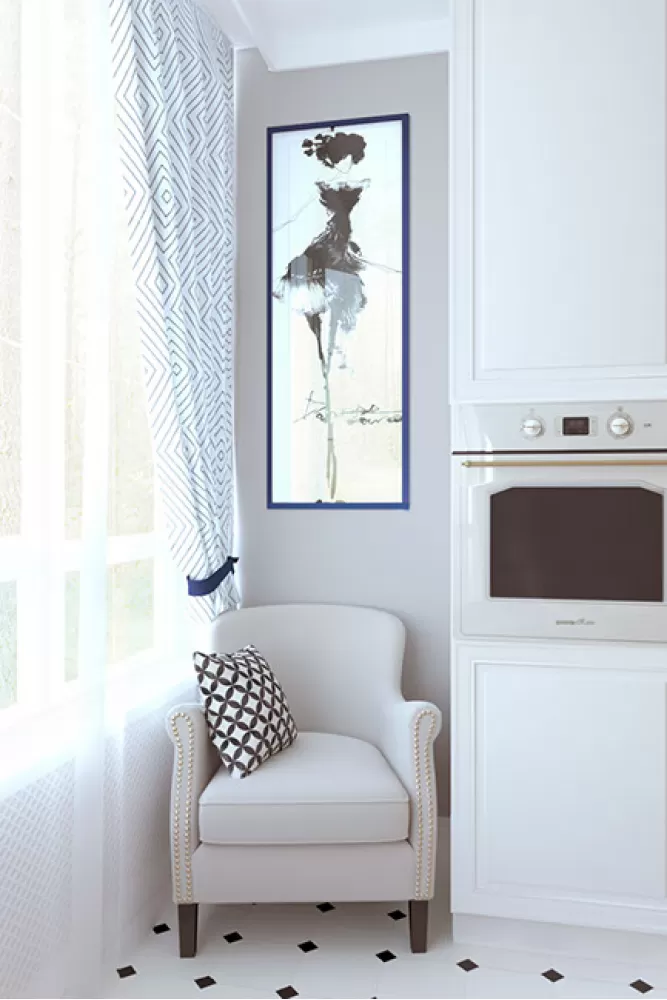 Кухня – оригинальное фото квартиры № 2460