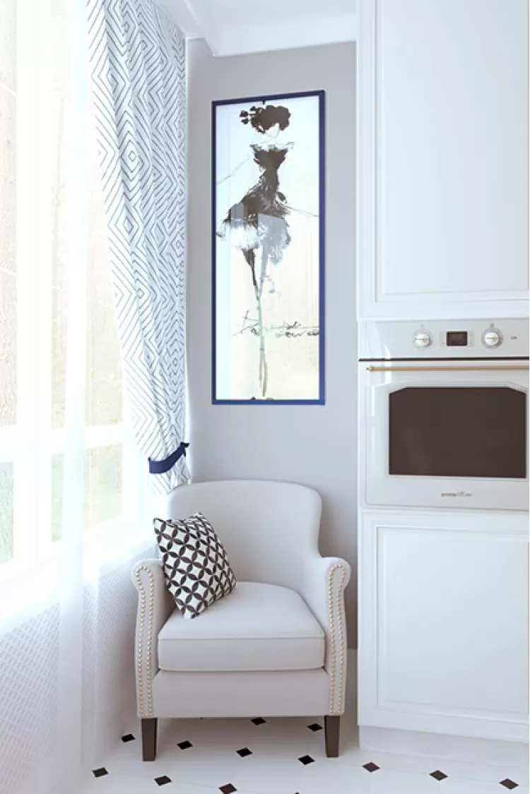 Кухня – оригинальное фото квартиры № 2460