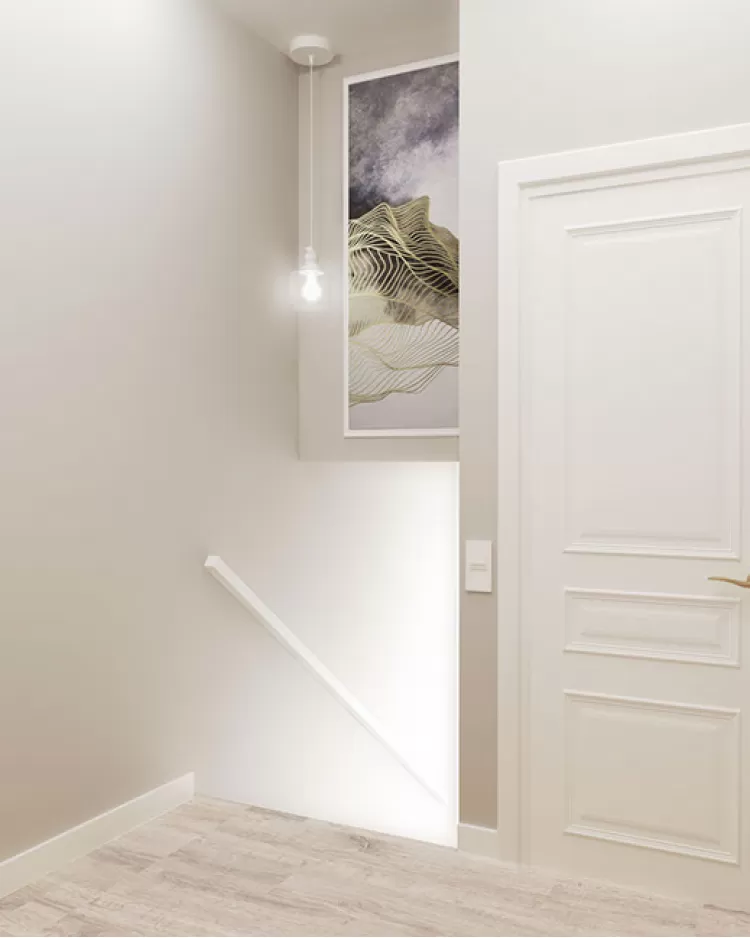 Коридор – оригинальное фото дизайна-интерьера № 2458