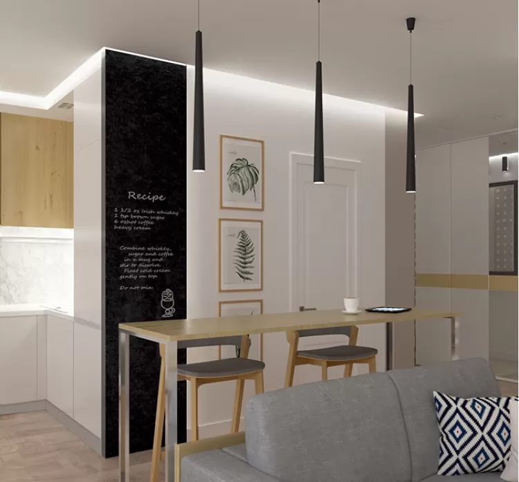 Кухня-гостиная – оригинальное фото декоратора № 2494