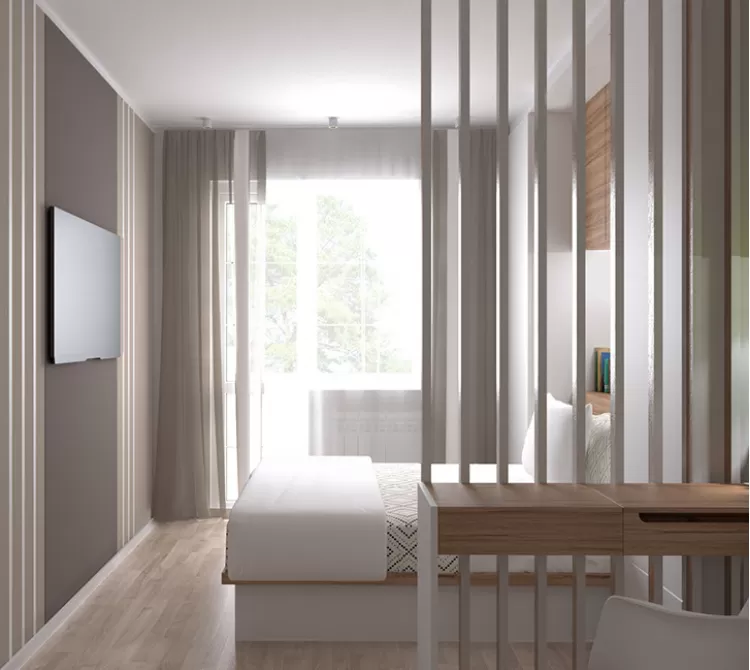 Спальня – оригинальное фото идея № 2479