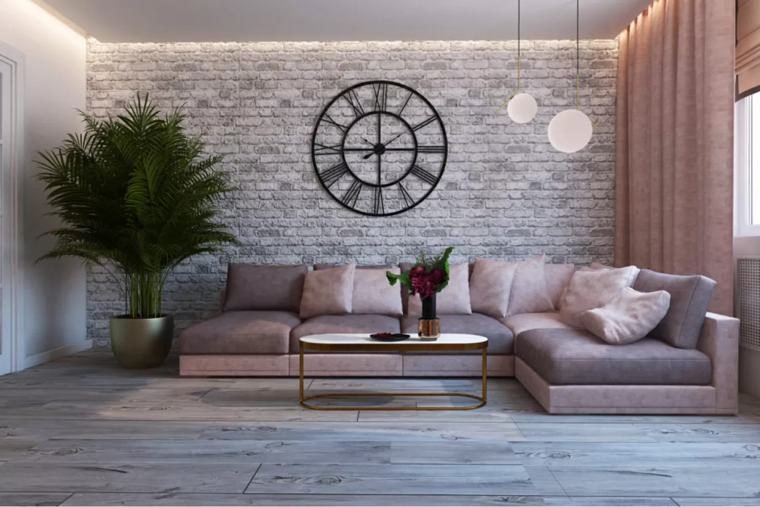 Вітальня — Дизайн-проект квартири, вул. Теодора Драйзера – 75 м.кв. - студія дизайну Challenge Design