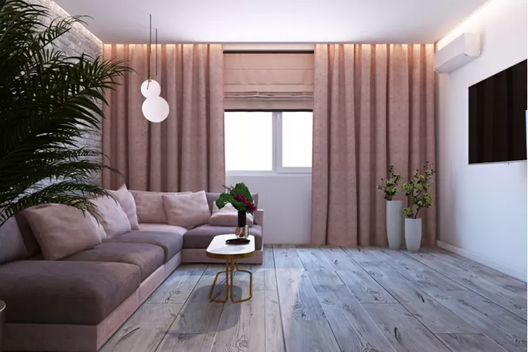 Вітальня — Дизайн-проект квартири, вул. Теодора Драйзера – 75 м.кв. - студія дизайну Challenge Design