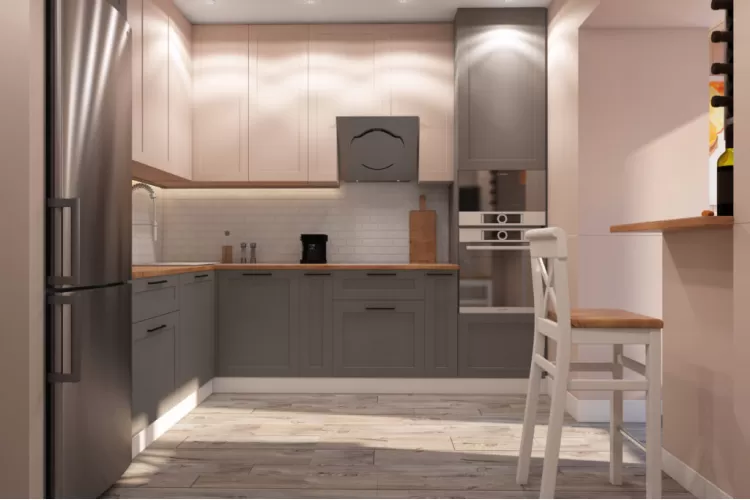 Кухня — Дизайн-проект квартири, вул. Теодора Драйзера – 75 м.кв. - студія дизайну Challenge Design