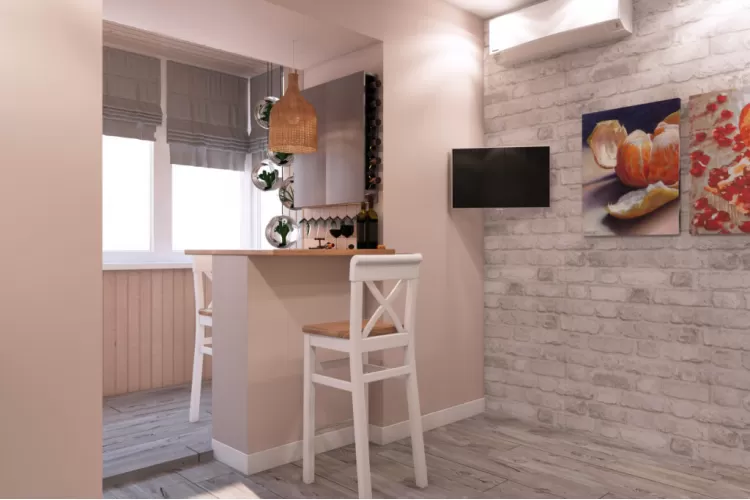 Кухня — Дизайн-проект квартири, вул. Теодора Драйзера – 75 м.кв. - студія дизайну Challenge Design