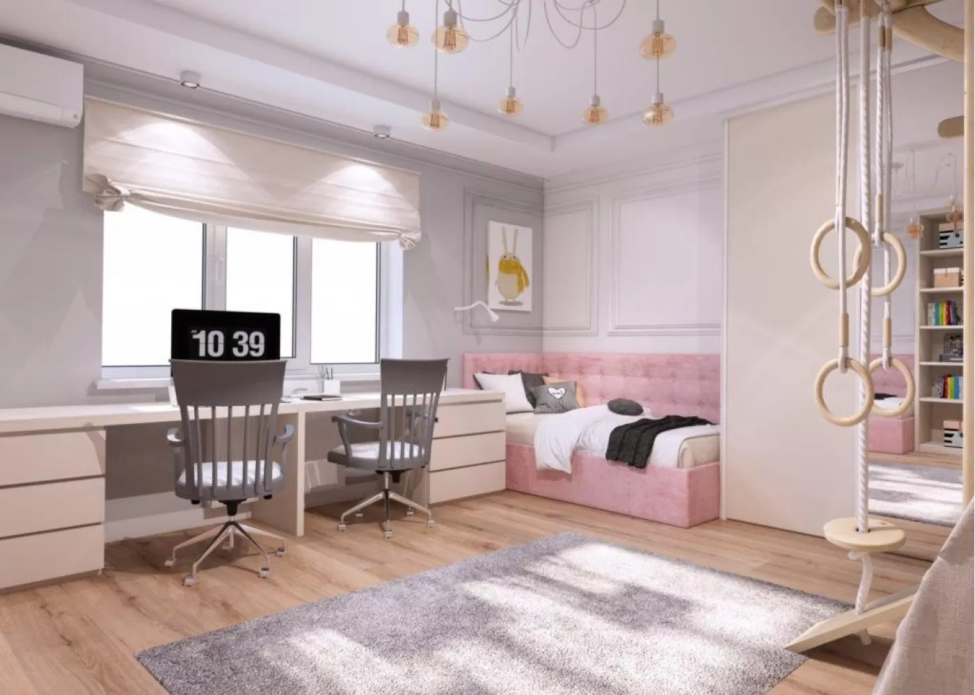 Дитяча в 4-кімнатній квартирі в ЖК Парковий - 138м.кв. - Challenge Design