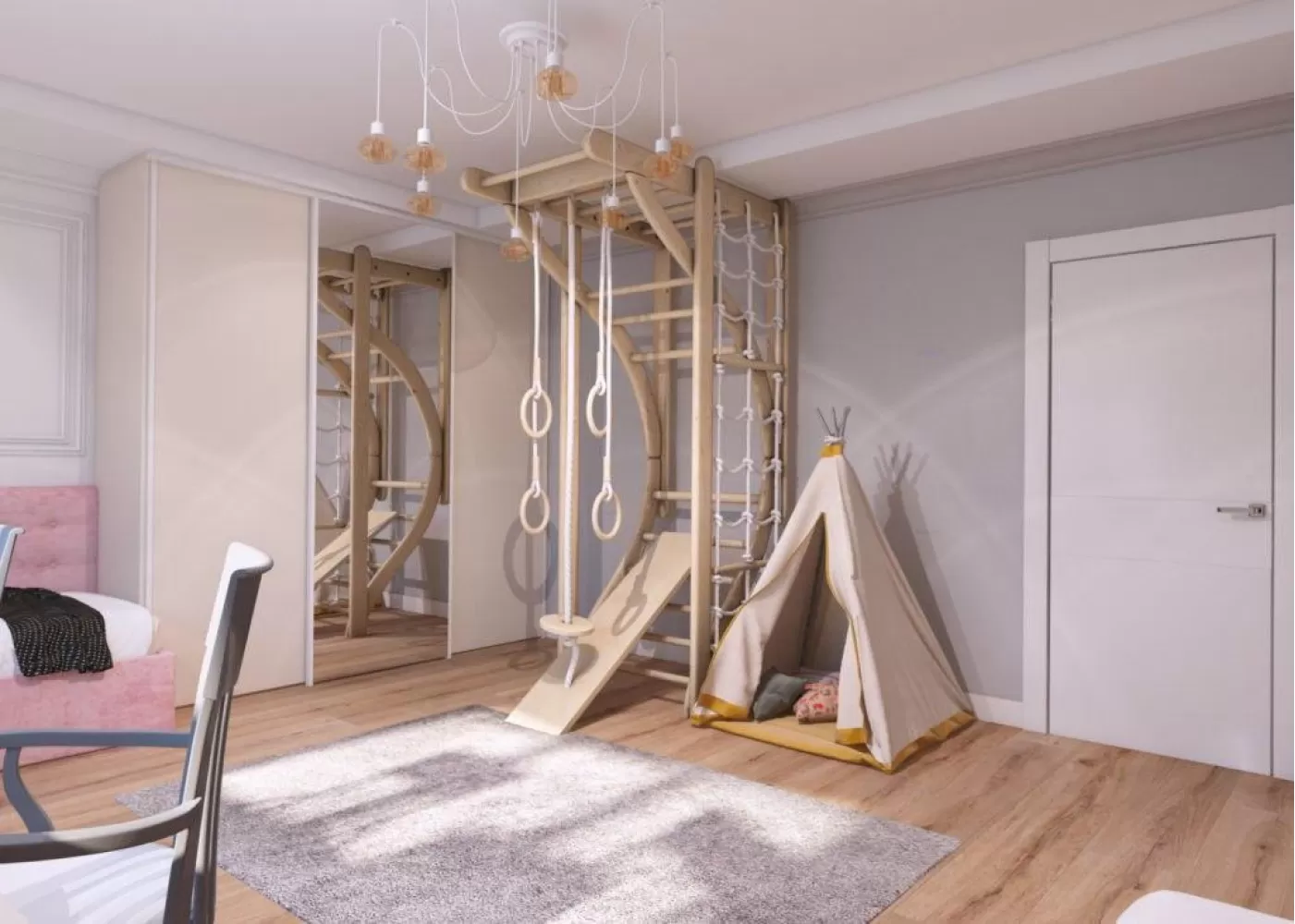 Дитяча в 4-кімнатній квартирі в ЖК Парковий - 138м.кв. - Challenge Design