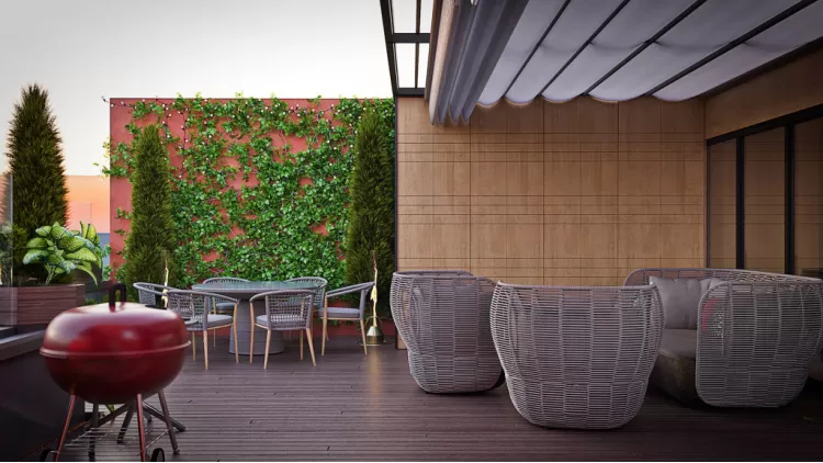 Терраса в дизайн-проекте квартиры— Che*Modan