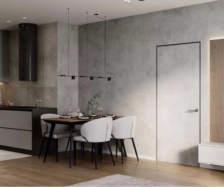 Кухня-вітальня – гарне фото ідеї для ремонту № 2350