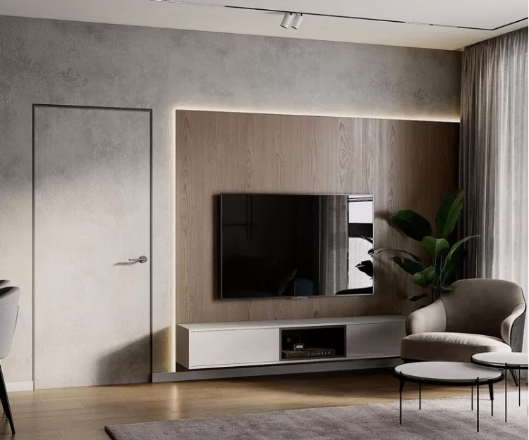 Кухня-гостиная – красивое фото интерьера № 2353