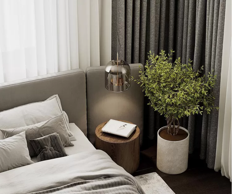 Спальня – оригинальное фото ремонта № 2358