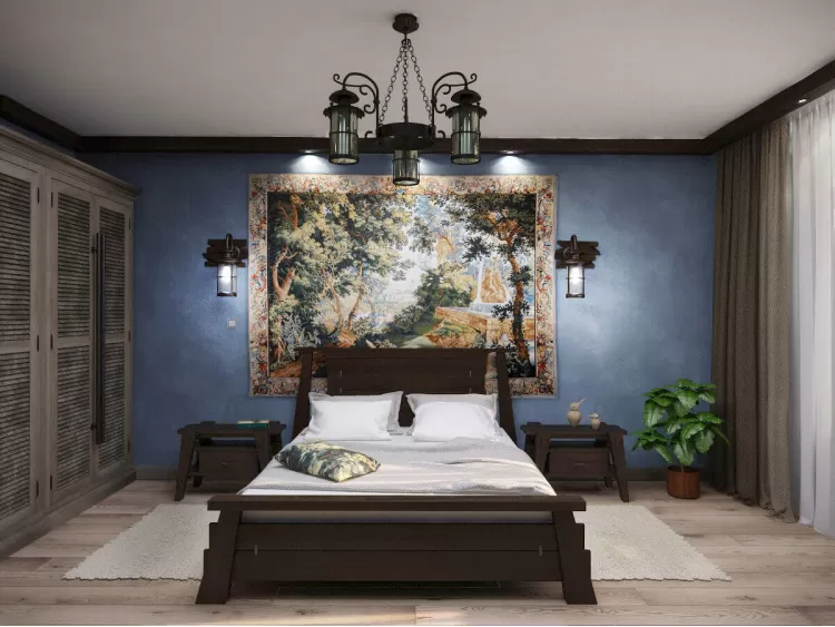 Спальня в дизайн-проекте квартиры 67м.кв. —  студия дизайна HD-DESIGN