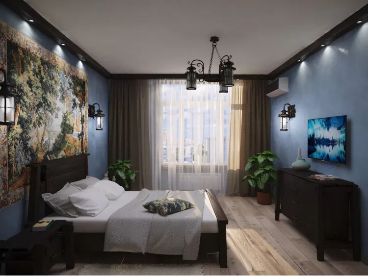 Спальня у дизайн-проекті квартири 67м.кв. - студія дизайну HD-DESIGN