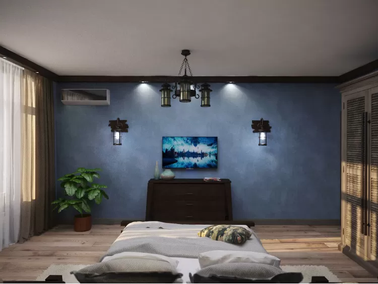 Спальня в дизайн-проекте квартиры 67м.кв. —  студия дизайна HD-DESIGN