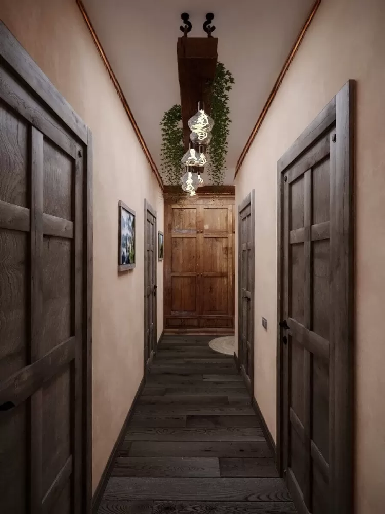 Коридор в дизайн-проекте квартиры 67м.кв. —  студия дизайна HD-DESIGN