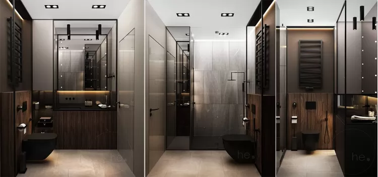 Санузел — Дизайн-проект квартиры ЖК Hoffmann Haus — 100 м.кв — He. D Creative Group