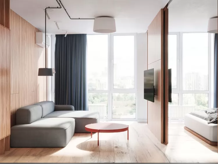 Гостиная  современном стиле, фото 4