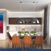 Кухня-столовая в дизайн-проекте квартиры на Липках— Che*Modan
