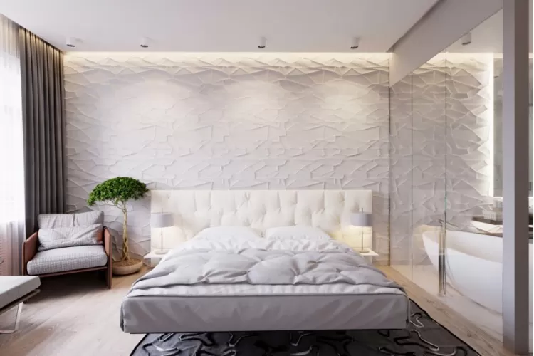 Спальня в дизайн-проекте квартиры на Липках— Che*Modan