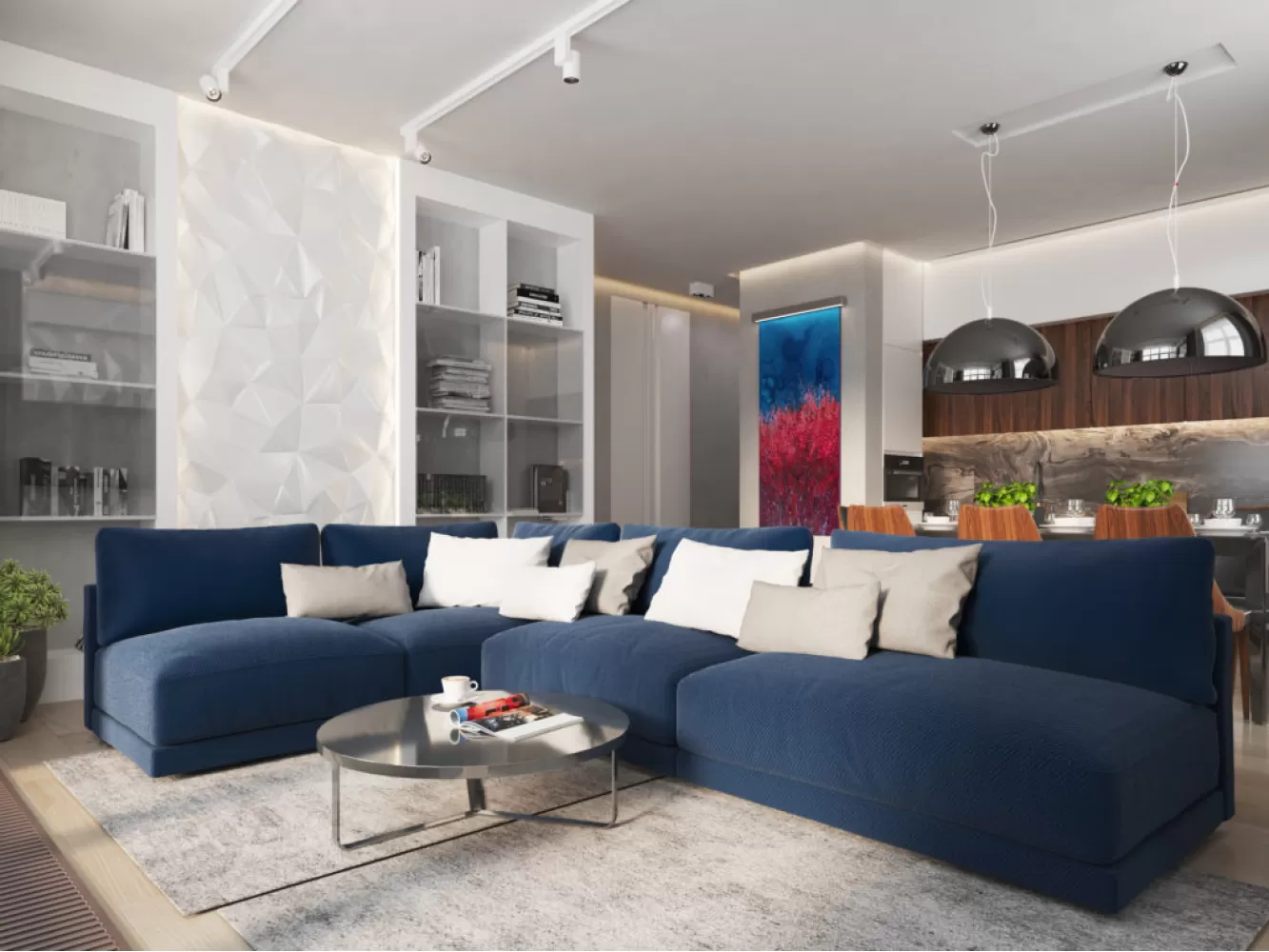 Студія в дизайн-проекті квартири на Липках - Che*Modan