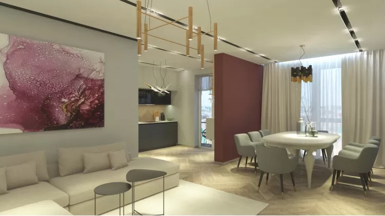 Студія в дизайн-проекті 2-кімнатної квартири ЖК Ярославів Град — InsideOut