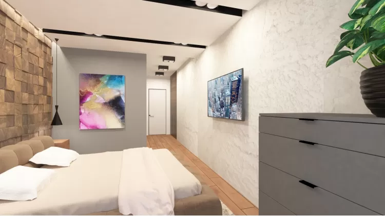 Спальня – фото інтер'єру № 444