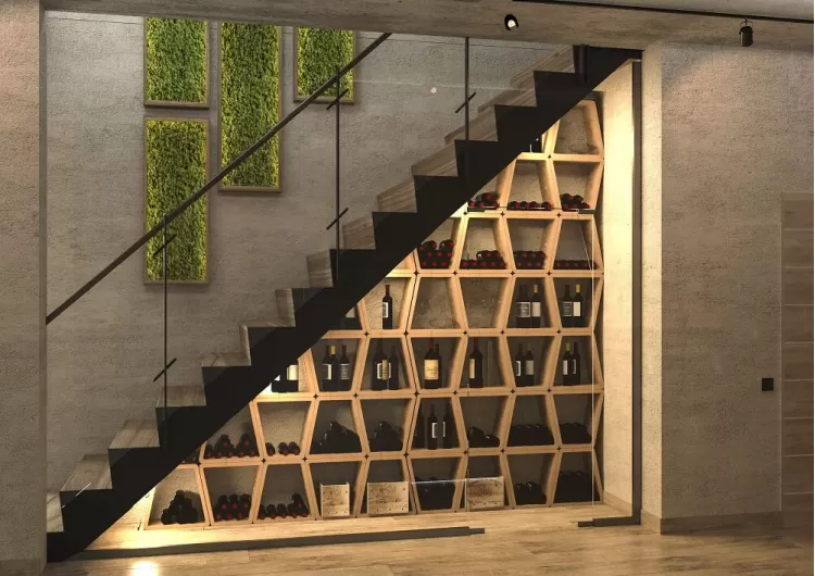 Лестница — Дизайн-проект частного дома в стиле лофт, 200 м. кв — студия дизайна Inerior12