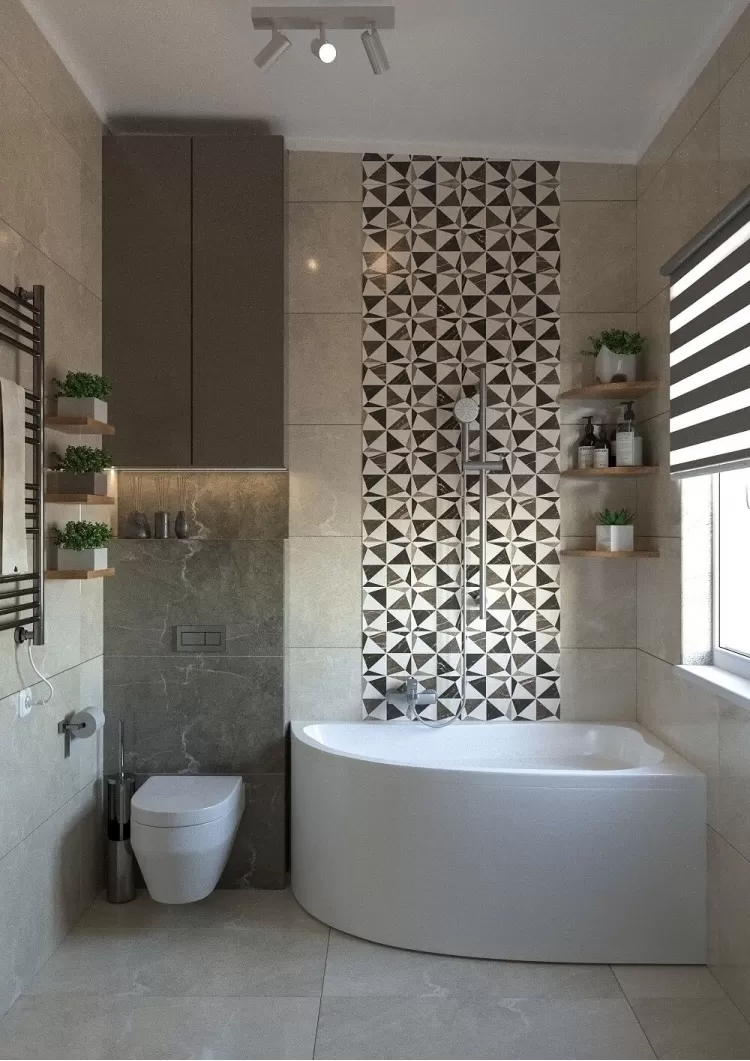 Санузел — Дизайн-проект частного дома в стиле лофт, 200 м. кв — студия дизайна Inerior12