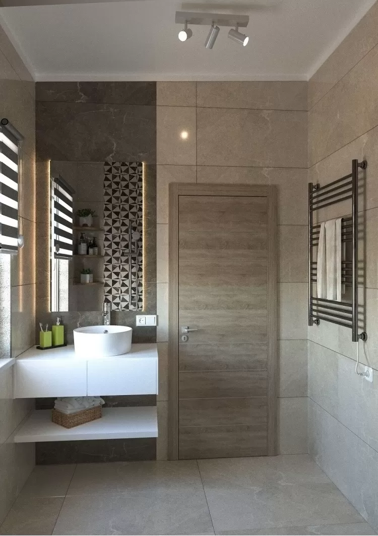 Фото интерьера: Санузел –  Дизайн-проект частного дома в стиле лофт, 200 м.кв – 1322