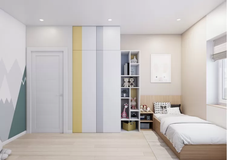 Дитяча-1 - Інтер'єр приватного будинку в сучасному стилі, 180 м.кв - студія дизайну Inerior12